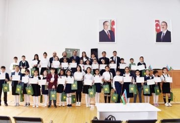 Şirvanda “Vətənim Azərbaycandır!” şeir müsabiqəsinin qalibləri mükafatlandırılıb