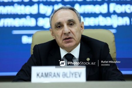 Kamran Əliyev: “Ermənilər Azərbaycan xalqına qarşı müxtəlif formalarda cinayətlər həyata keçiriblər”
