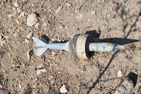 Laçında tank mərmisi tapılıb 