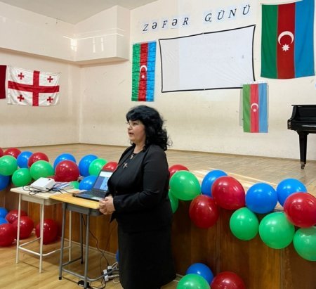 Tbilisidə Zəfər Günü təntənə ilə qeyd edilib