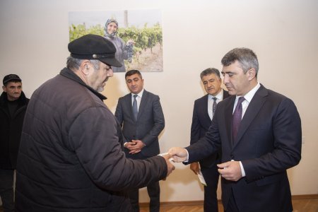 Nazir İnam Kərimov Masallıda vətəndaşları qəbul edib