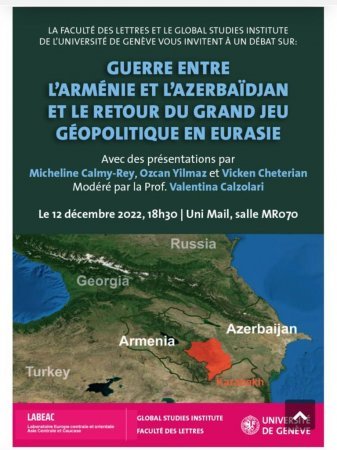 Azərbaycan əsilli hüquqşünas Cenevrə Universitetindəki tədbirdə ermənipərəst siyasətçiləri ifşa edib