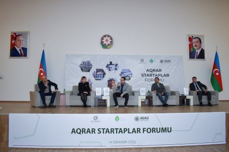 Azərbaycan Dövlət Aqrar Universitetində “Aqrar Startaplar Forumu” keçirilib 
