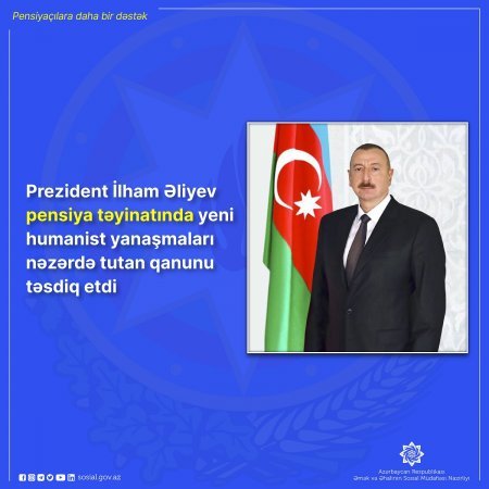 İndeksləşdirmə əsasında artım gələn ilin əvvəlindən  bütün pensiyalara şamil olunacaq