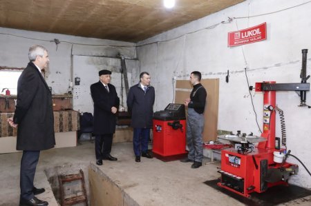 Qusarda müharibə veteranının atası və müharibə veteranı üçün  yaradılmış təsərrüfatlara baxış keçirilib