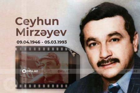 Azərbaycanın görkəmli rejissoru və aktyoru Ceyhun Mirzəyevin anım günüdür