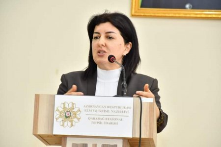 Bərdə şəhər 4 nömrəli tam orta məktəbdə Azərbaycan Respublikası Təhsil İnstitutunun əməkdaşlarının iştrakı ilə görüş keçirilib