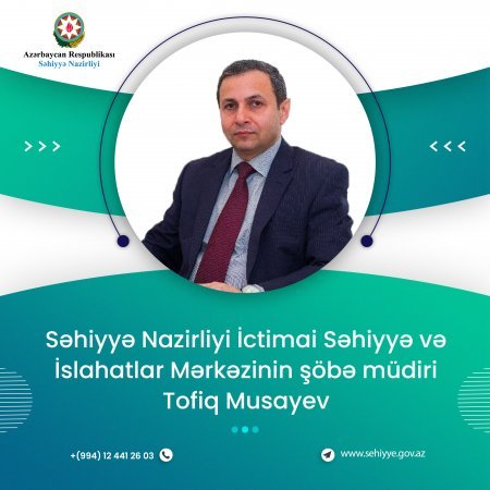 Səhiyyə Nazirliyi İctimai Səhiyyə və İslahatlar Mərkəzinin şöbə müdiri Tofiq Musayev: Siqaret çəkmək üçün "təhlükəsizlik limiti" yoxdur – gün ərzində bir siqaret belə zərərlidir