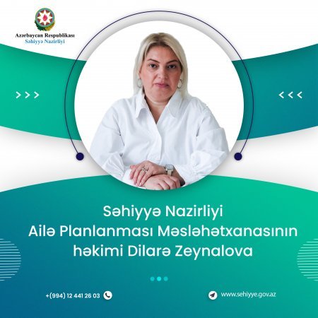 Səhiyyə Nazirliyi Ailə Planlanması Məsləhətxanasının həkimi Dilarə Zeynalova: Hamiləlik dövründə qadınlar üçün vitamin qəbulunun ən yaxşı yolu balanslaşdırılmış və müxtəlif pəhrizdir