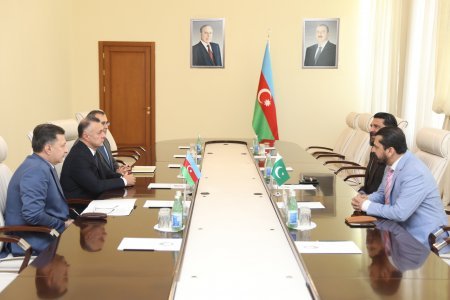 Azərbaycan Səhiyyə Nazirliyində Pakistanın Rifah Beynəlxalq Universitetinin rəhbərliyi ilə görüş keçirilib