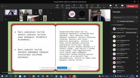 Məktəb direktorları üçün keçirilən maarifləndirici təlimlər davam edir