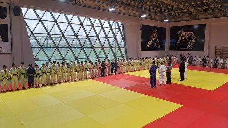 Goranboy Olimpiya İdman Kompleksində cüdo idman növü üzrə region idmançılarının iştirakı olmaqla  “Ustad Dərsləri” keçirildi