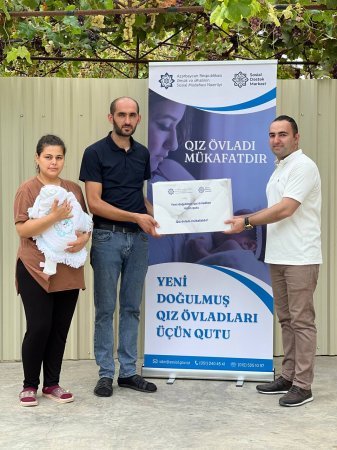 “Yeni doğulmuş qız övladları üçün qutu” layihəsi Sabirabadda davam edib