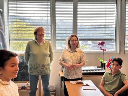 Oslo meri Nizami Gəncəvi adına Azərbaycan dili həftəsonu məktəbində olub