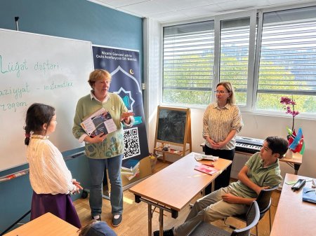 Oslo meri Nizami Gəncəvi adına Azərbaycan dili həftəsonu məktəbində olub