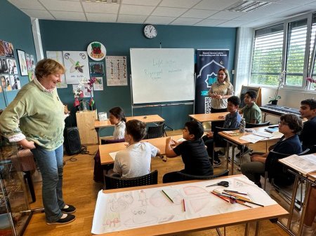 Oslo meri Nizami Gəncəvi adına Azərbaycan dili həftəsonu məktəbində olub