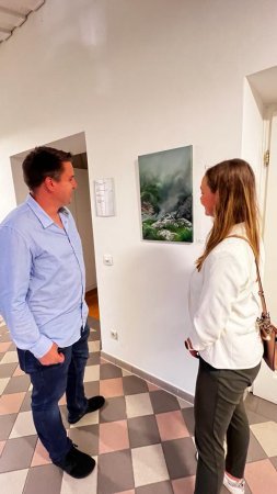 Zalsburq şəhərində azərbaycanlı rəssamın sərgisi açılıb