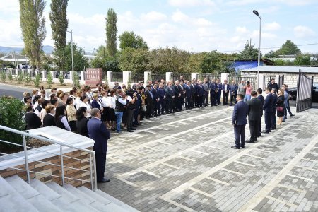 Sentyabrın 18-də Ağstafa rayon Vurğun qəsəbə H.Əzizov adına tam orta məktəbin yeni binasının açılışı olub