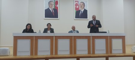Kürdəmirdə “Heydər Əliyevin zəngin dövlətçilik irsinin əsas istiqamətləri” mövzusunda elmi-seminar