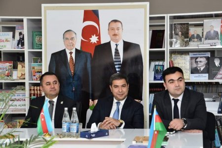 Dövlət-özəl tərəfdaşlığı çərçivəsində Xaldan kənd kompleks tam orta məktəbinə kitablar ianə edilib