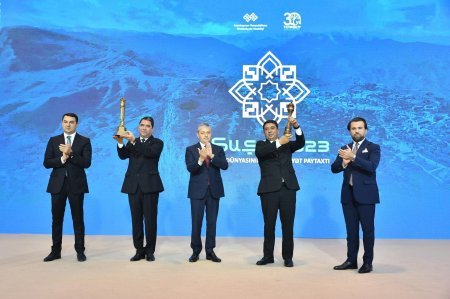 2024-cü il üçün "Türk dünyasının mədəniyyət paytaxtı"nın estafeti Şuşadan Türkmənistanın Anev şəhərinə ötürülüb