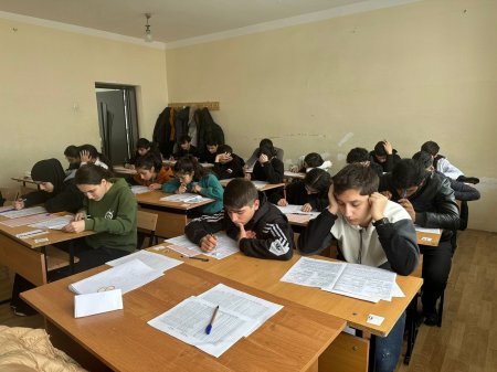 IX sinif şagirdləri üçün sınaq imtahanı keçirilib