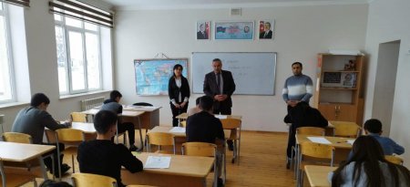 IX sinif şagirdləri üçün sınaq imtahanı keçirilib
