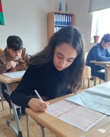 IX sinif şagirdləri üçün sınaq imtahanı keçirilib