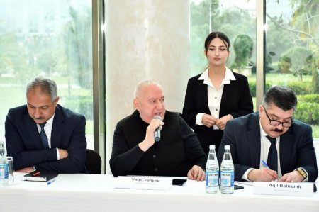 Bölgələrdəki teatr-tamaşa və konsert müəssisələrinin fəaliyyətinə həsr olunan müşavirə keçirilib