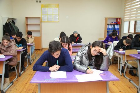 Fənn olimpiadalarının yarımfinal turuna hazırlıq məqsədilə sınaq imtahanları keçirilir