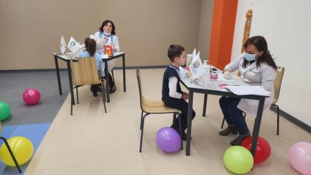 Səhiyyə Nazirliyi işğaldan azad olunan Füzuli şəhərində uşaqların kompleks tibbi müayinəsini təşkil edib