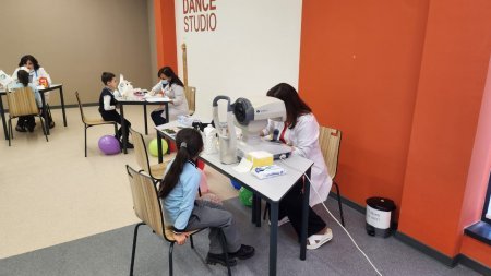 Səhiyyə Nazirliyi işğaldan azad olunan Füzuli şəhərində uşaqların kompleks tibbi müayinəsini təşkil edib
