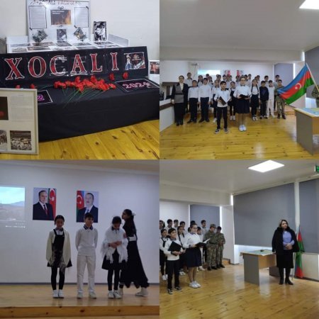 Təhsil müəssisələrində Xocalı qurbanları yad edilib