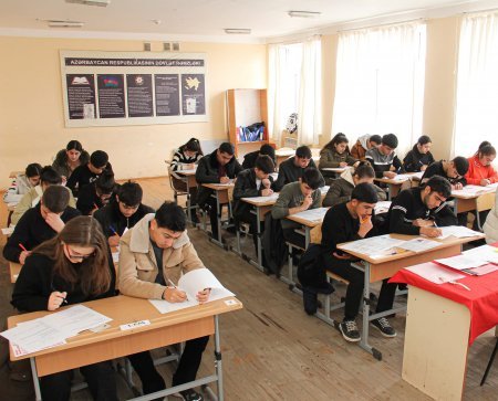 Respublika Fənn Olimpiadalarının respublika mərhələsinin yarımfinal turu keçirilib