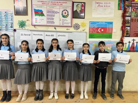 21 Fevral - Beynəlxalq  Ana Dili Günü ilə bağlı tədbirlər keçirilib