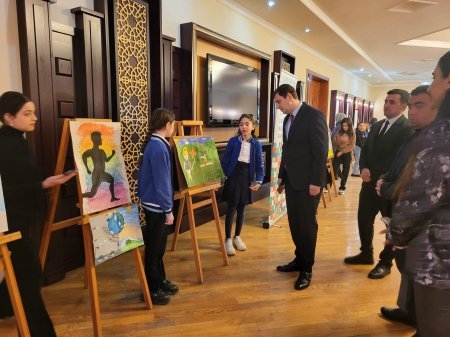 ”İdman Həftəsi” çərçivəsində rəsm müsabiqəsi keçirilib