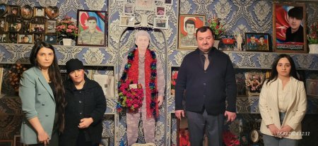 Dağlıq Şirvan Regional Mədəniyyət İdarəsi tərəfindən şəhid ailələri ziyarət edilib