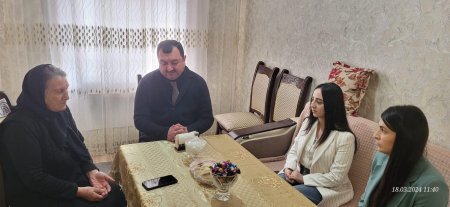 Dağlıq Şirvan Regional Mədəniyyət İdarəsi tərəfindən şəhid ailələri ziyarət edilib