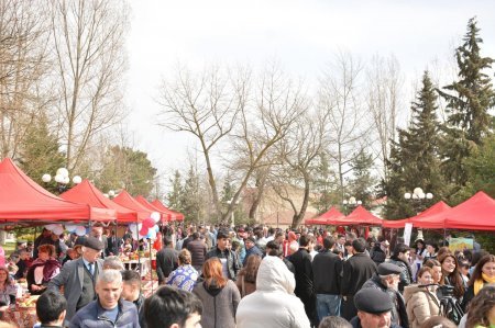 Şamaxı rayonunda Novruz bayramı qeyd olunub