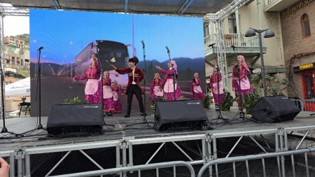 Xırdalan şəhər Onbirillik Musiqi Məktəbinin kollektivi Gürcüstanda