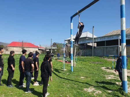 “Şahin” hərbi-idman oyununun rayon birinciliyi  keçirilib