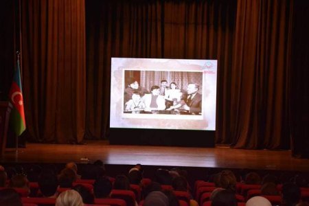 Zərifə Əliyevanın anadan olmasının 101-ci ildönümü münasibətilə tədbir keçirilib
