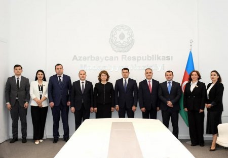 Mədəniyyət naziri tacikistanlı həmkarı ilə görüşüb 