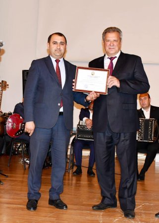 Bədii qiraət ustasının yubiley gecəsi təşkil edilib