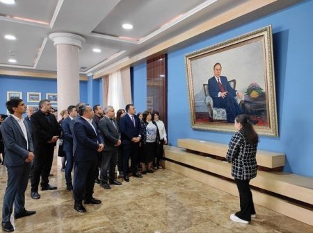 “18 may Beynəlxalq Muzey Günü” ilə əlaqədar olaraq Gədəbəy rayon Heydər Əliyev Mərkəzində Mədəniyyət müəssisələrinin birgə iştirakı ilə tədbir təşkil edilib