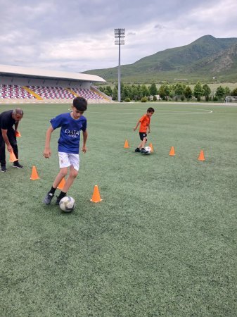 "İdman hamı üçün" layihəsi çərçivəsində futbol idman növü üzrə məşğələ təşkil olunmuşdur
