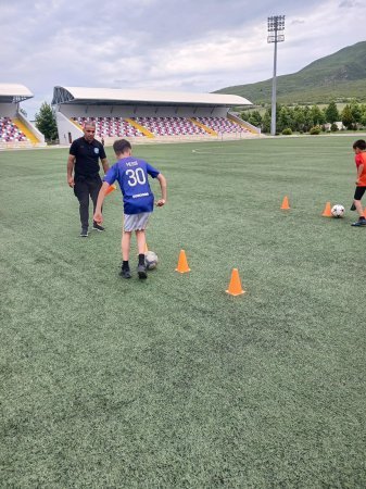 "İdman hamı üçün" layihəsi çərçivəsində futbol idman növü üzrə məşğələ təşkil olunmuşdur