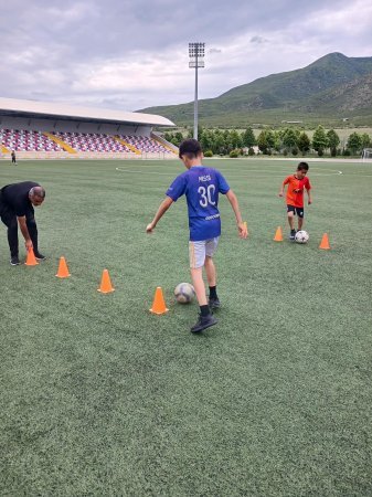 "İdman hamı üçün" layihəsi çərçivəsində futbol idman növü üzrə məşğələ təşkil olunmuşdur