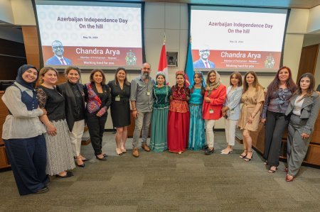 Kanada parlamentində 28 May - Müstəqillik Günü münasibətilə bayram tədbiri keçirilib