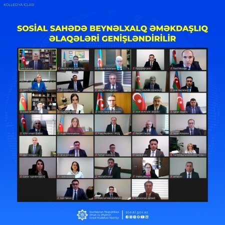 Sosial sahədə beynəlxalq əməkdaşlıq əlaqələri genişləndirilir